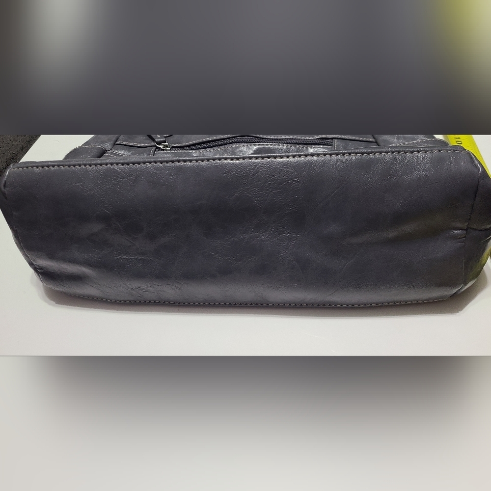 Gray handbag medium size Faux Leather - Picture 4 of 16